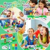 Magnetic Ring Board Games, Magnetic Chess Set Battle Chess Board, Magnetic Matching Game for Kids, Party Supplies for Family Gathering and Travel Chess Set A