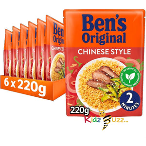 BEN'S ORIGINAL Chinese Style Microwave Rice,  6 x 220g