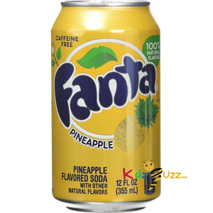 Fanta Pineapple 355 ml (Pack of 24) Drink Cans