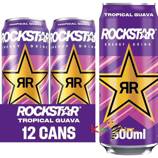 RockStar Punched Tropical Guava Energy Drink 12x 500ml
