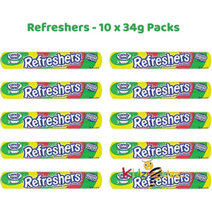 Barratt Refreshers Fruity Flavour Fizzy Sweets (10 Pack)