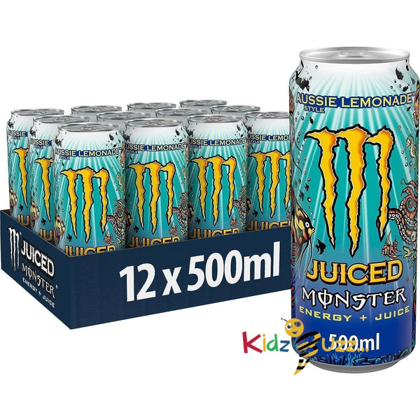 Monster Energy - Juiced Aussie Lemonade - 12x 500ml - kidzbuzzz