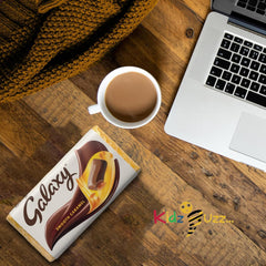 Galaxy Chocolate Bar, Smooth Caramel and Milk Chocolate, 135g, Pack of 24 - kidzbuzzz