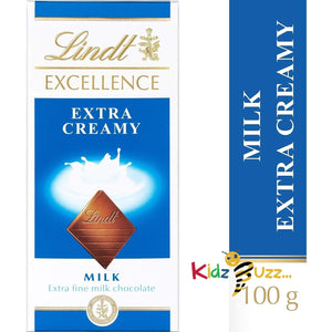 Lindt Excellence Milk Extra Creamy Chocolate Bar Each 100g (Pack of 5)