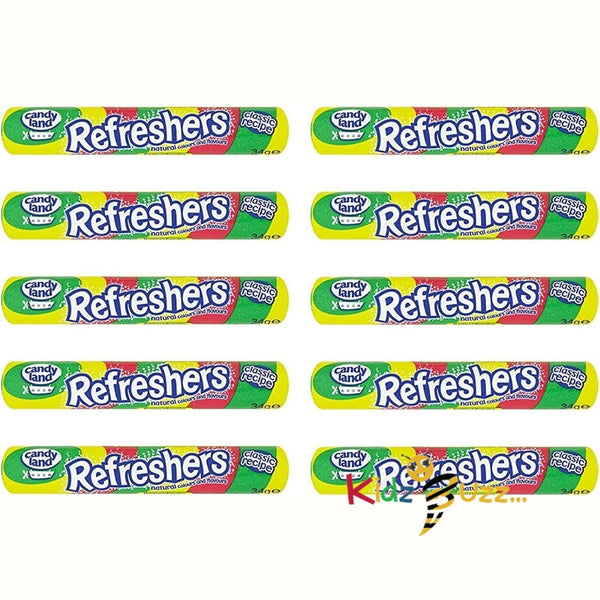Barratt Refreshers Fruity Flavour Fizzy Sweets 10 Pack