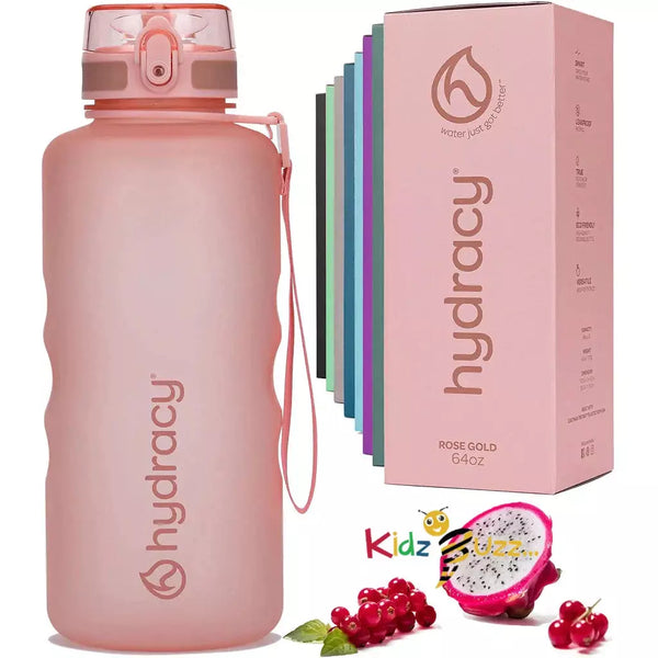 Hydracy Water Bottle with Time Marker 2L