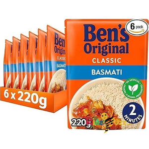 Ben's Original Basmati Microwave Rice 220g x 6