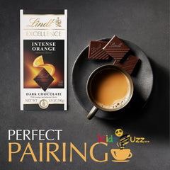 Lindt Excellence Intense Orange Dark Chocolate Bar Pack of 12