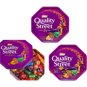 3 x Quality Street Chocolates and Toffees Tub 550g Luxury Chocolates Sharing Tub