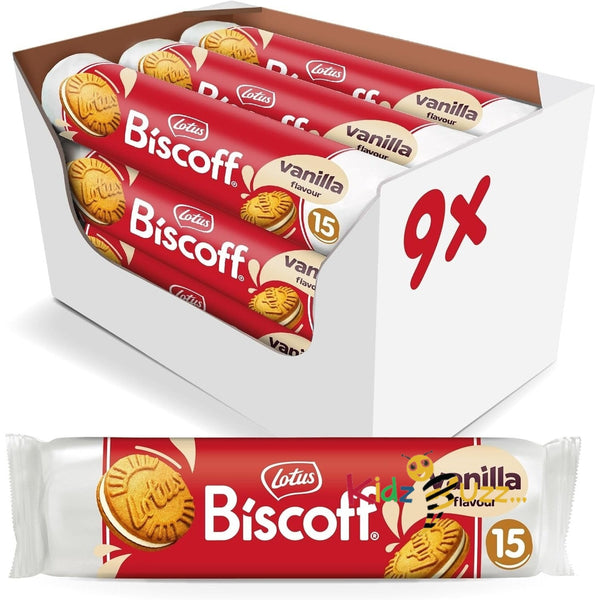 Biscoff - Sandwich Biscuits With Vanilla Cream 9 X 150G