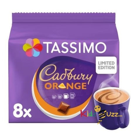 Tassimo Cadbury Hot Chocolate Orange Pods 8 Pack 240G