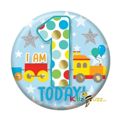 Badges For Age 01 Male - Birthday Accessories