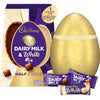 Cadbury Dairy Milk & White half & Half Shell Egg 360G (Pack Of 2)