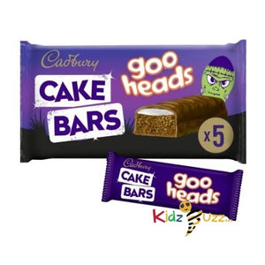 Cadbury Goo Heads 5Pack Chocolate Cake Bars( 5pcs)