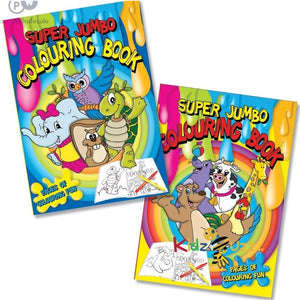 Super Jumbo Colouring Book (Pack Of 2)