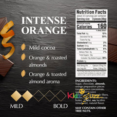 Lindt Excellence Intense Orange Dark Chocolate Bar Pack of 5