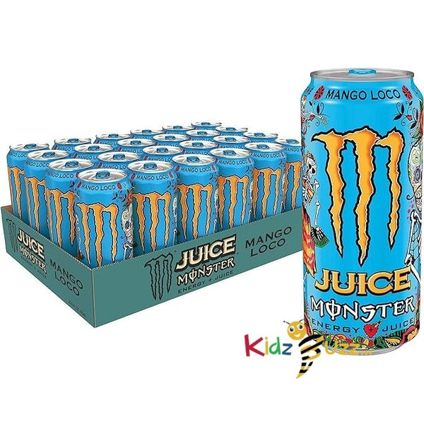 Monster Energy Mango Loco Energy Juice 12x500 ml - kidzbuzzz