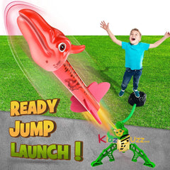 Dinosaur Toys for Kids, Garden Games Stomp Toy Rockets Toys