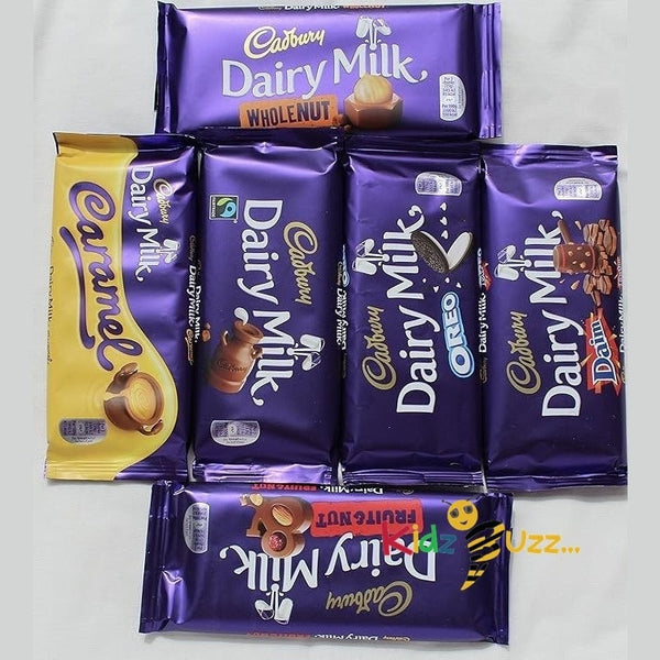 Mystery Dairy Milk Chocolate Gift Hamper Bundle - 10 Bars