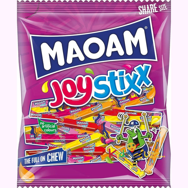 HARIBO MAOAM Joystixx Sweets Sharing Bags Case 14 x 140g