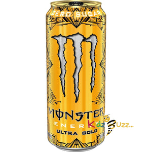 Monster Energy Ultra Gold, Sugar Free Energy Drink  (Pack of 12)