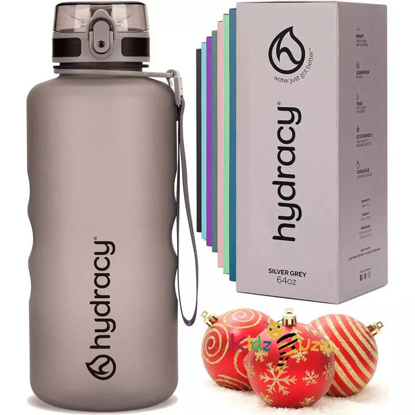 Hydracy Water Bottle with Time Marker 2L