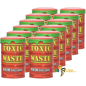 Toxic Waste Sour Candy Red Drum 42 g (Pack of 12)