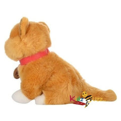 Sitting Gold Cat Soft Toy