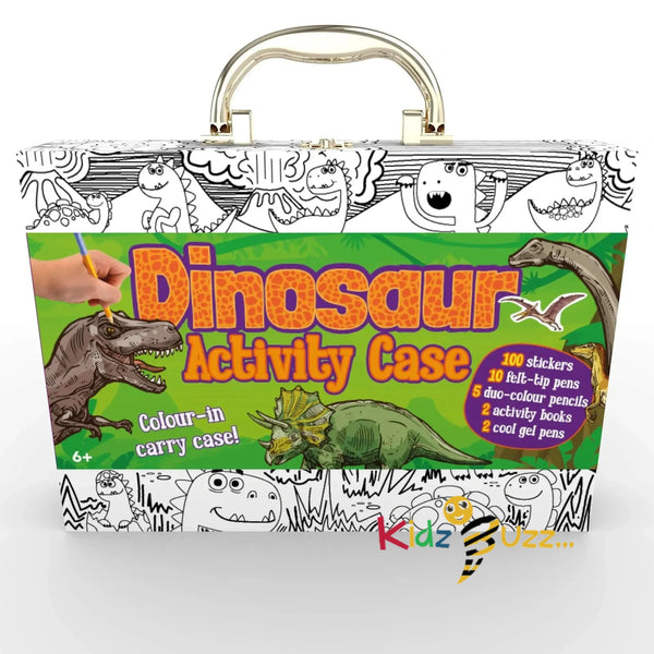Colour-In Carry Case, Dinosaur Activity Case