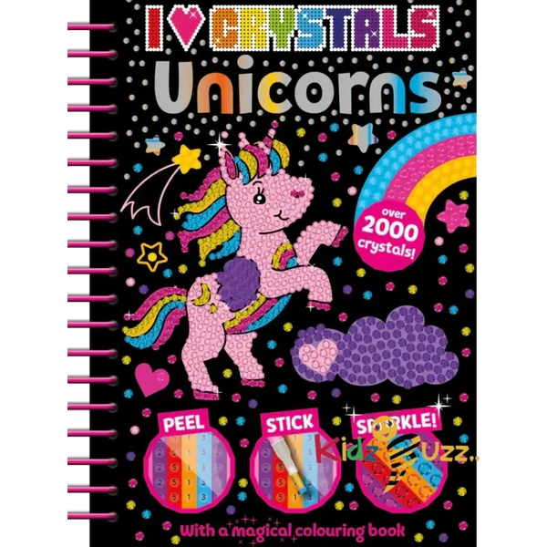 I Love Crystals Book Unicorns