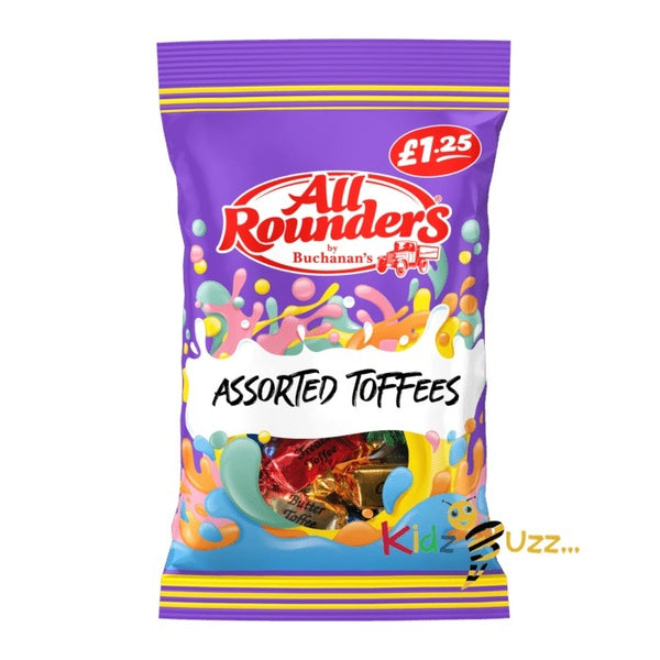 All Rounders Assorted Toffee  12X 110g Tasty Treaty - kidzbuzzz