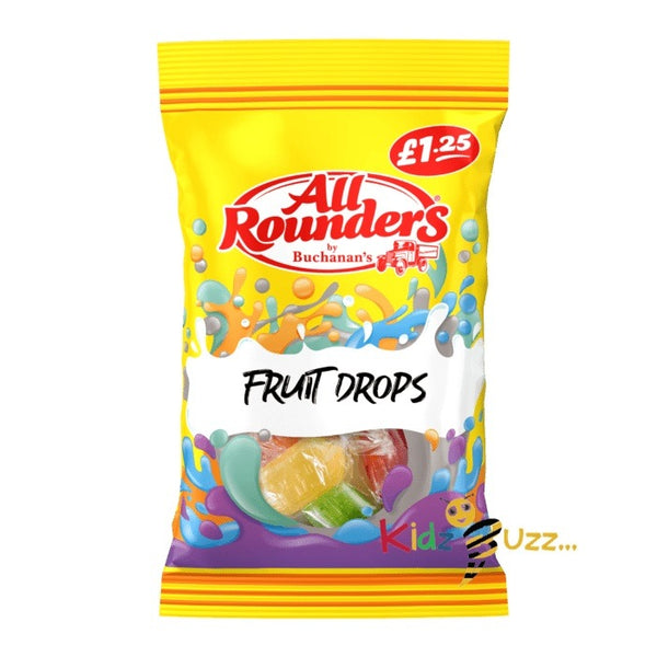 All Rounders Fruit Drops 12X 110g Tasty Treaty - kidzbuzzz