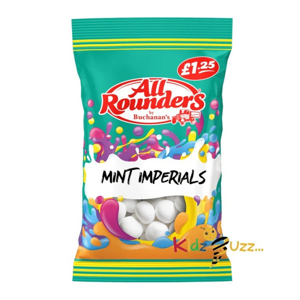 All Rounders Mint Imperials 12X 110g Tasty Treaty - kidzbuzzz