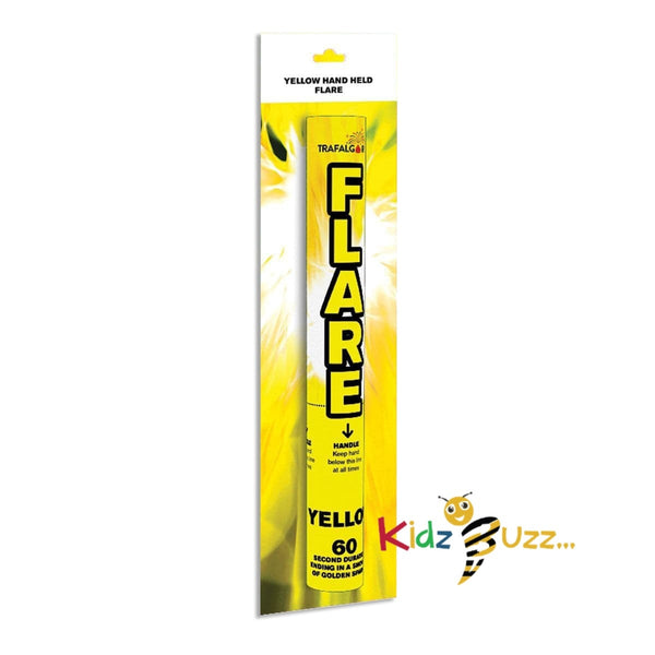 Handheld Colored Fountain Flare-Yellow Pack Of 2