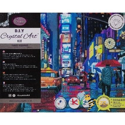 Times Square Crystal Art Kit 40x50cm, Canvas Kit