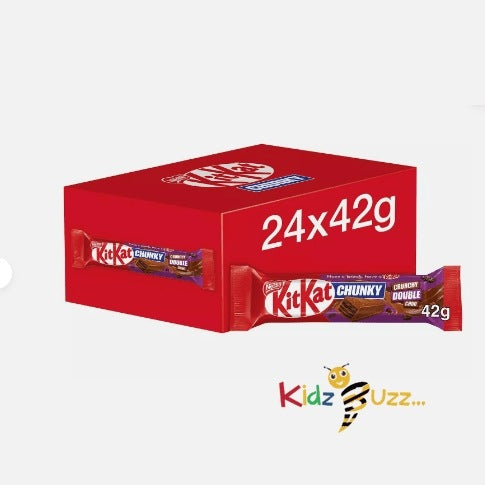 Kit Kat Chunky Double Chocolate Bars 42g Pack of 24 Chocolate