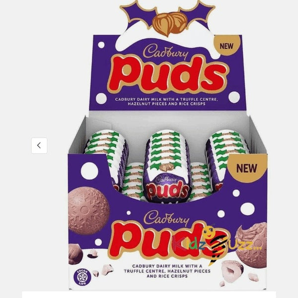 Cadbury Chocolate Puds 48 x e 35g Balls Chocolate