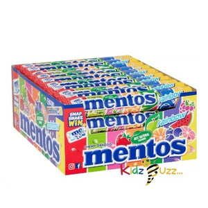 Mentos Rainbow Flavour Chewy Dragees (37.5g x 40) Chewing Gum