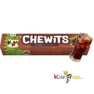 Chewits Cola Flavour Chewy Sweets 10 Pack Bundle (10 x 30g Packs) Chewing Gum
