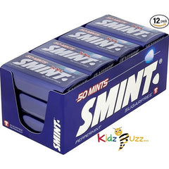 Smint Sugar Free Mints, Peppermint Flavour - 50 XXL Pack of 12