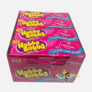 HUBBA BUBBA BUBBLE GUM ORIGINAL FLAVOUR (PACK OF 20)