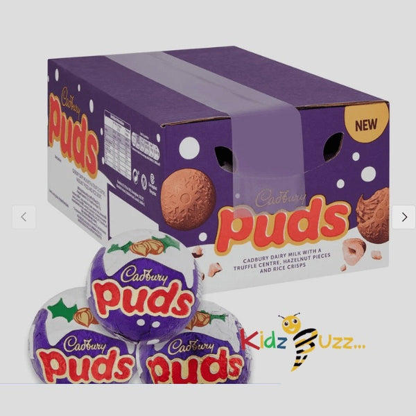Cadbury Chocolate Puds 48 x e 35g Balls Chocolate