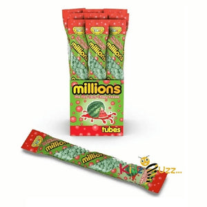 Millions Limited Edition Watermelon Tubes 55g x 12 Candy