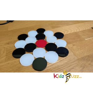 Lauya Carrom Plastic Acrylic Coins Acrylic (Carrom Coins)