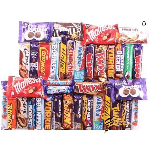 The Ultimate Hand Boxed Luxury Chocolate Hamper, 17 Full Size Bars Delicious Collection Gift Box