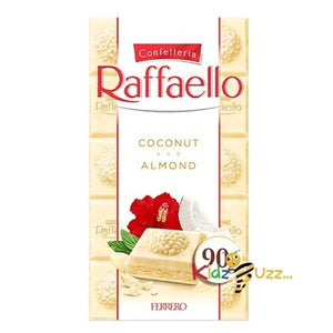 Ferrero Raffaello White Chocolate and Coconut Bar  90g x 6 Chocolate