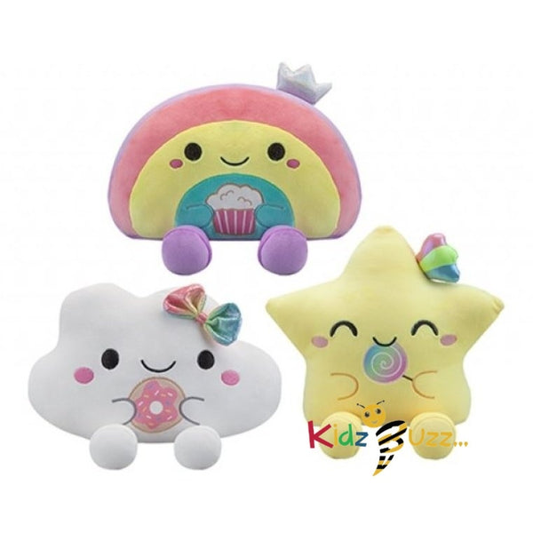 Candy Store Star Cloud & Rainbow Friends(3 Assorted) Toy For Kids- Soft Plush Toy - kidzbuzzz