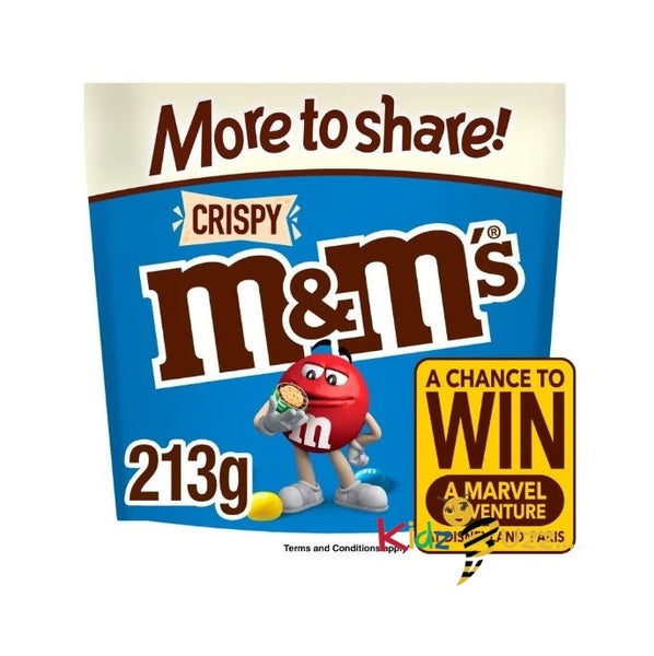 M&M's Crispy Milk Chocolate Bites 213g Pack Of 3