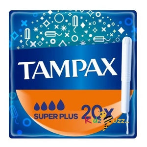 Tampax Super Plus Tampons With Applicator 20 Pack X 8