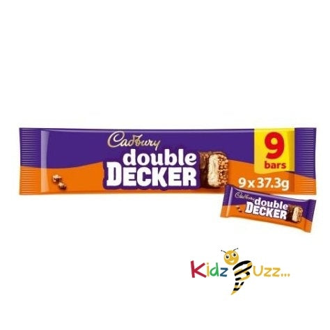 Cadbury Double Decker Chocolate Bar 9 Pack Multipack 335.7g